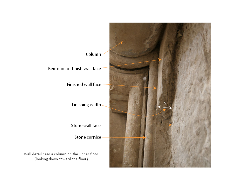 Fig-20. Upper floor wall finish layer detail.