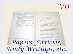 Papers, Articles, and other Writing, Folder 152
